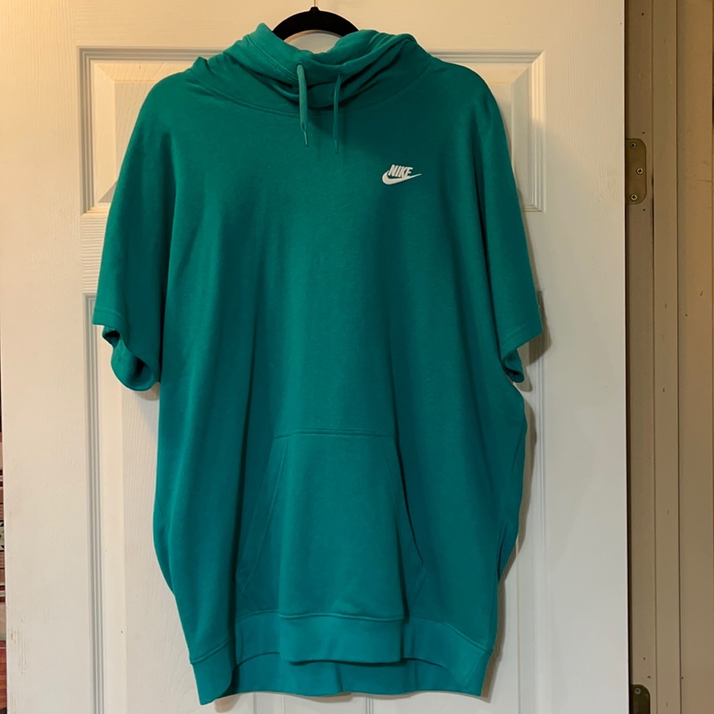 NIKE HOODED COWL NECK